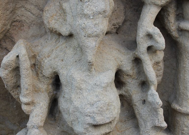 Infinity rail of textures, Qutab-minar.